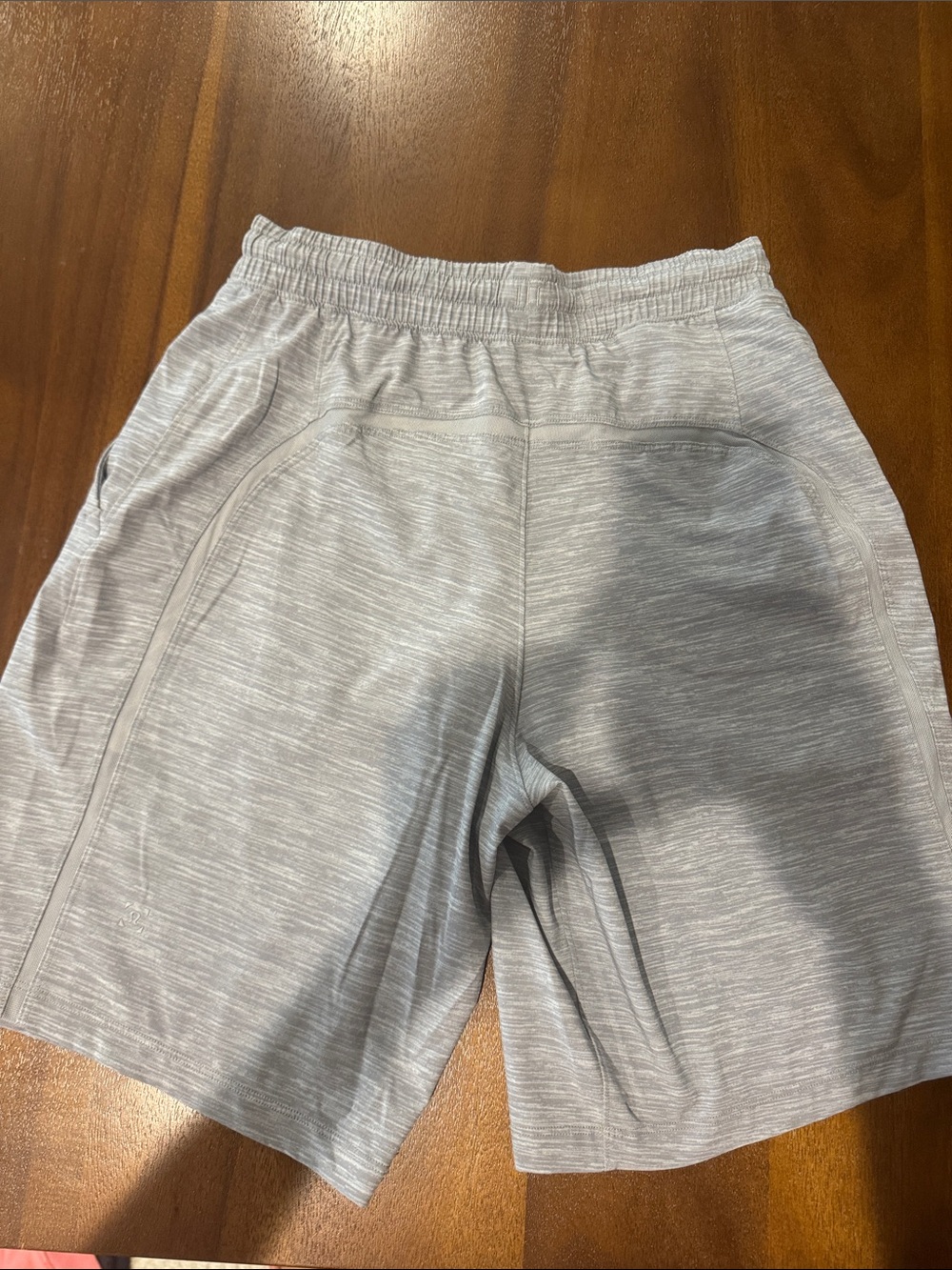 Lululemon Men's Heather Gray Performance Shorts